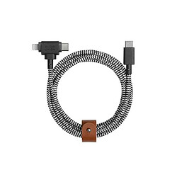 Native Union câble Eco Belt USB-C/Lightning - 1.8 m Multicolore