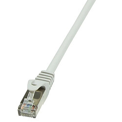 LogiLink Câble réseau Cat6 F/UTP AWG26 - 1 m - Gris