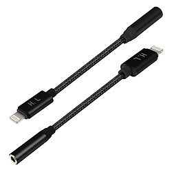 Avizar Adaptateur Audio Lightning vers Jack Noir