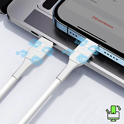Belkin Câble USB-C vers Lightning Power Delivery 18W Synchronisation 1m Blanc pas cher