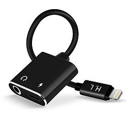 Avizar Lightning vers 3.5mm + Lightning - Noir