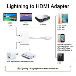 Acheter Universal Adaptateur AV Numérique iPad Lightning vers HDMI
