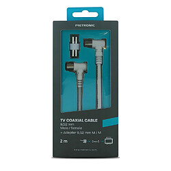 Metronic Câble TV coaxial 2m