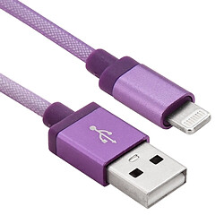 Avis Wewoo Câble Violet pour iPhone/iPad - 1m