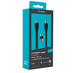 Avis Metronic Câble TV Coaxial 2 m