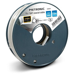 Metronic Câble coaxial TV / SAT 15 m
