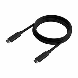 Aisens USB-C E-MARK Câble 4 m Noir