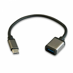 3GO Câble OTG USB 2.0 Micro 20 cm Noir