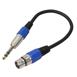 Wewoo Câble XLR Femelle - TRS Mâle 30cm