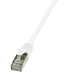 LogiLink Câble Réseau Cat6 F/UTP 10m Blanc
