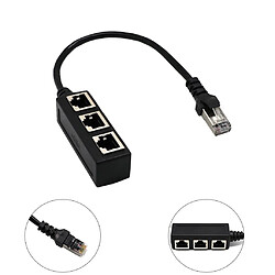 Adaptateur RJ45 1 à 3 pas cher