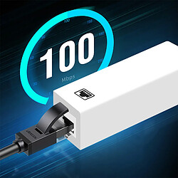 Avizar RJ45 vers Lightning - Blanc pas cher