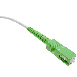 Avis BeMatik Fibre Optique SM 3m - Blanc/Vert