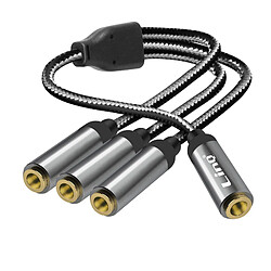 LinQ Adaptateur Splitter Jack 3.5mm vers 3x Jack 3.5mm