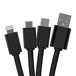 Avis Yello Koko Câble 3 en 1 USB 0.15m