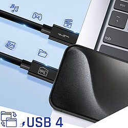 Avis 3mk Câble USB C vers USB C 240W 1m Noir
