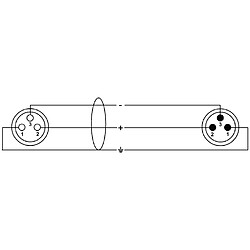 CORDIAL Câble DMX ED 5 FM