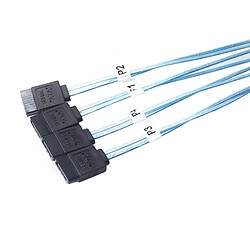 Avis Wewoo Câble Mini SAS à SATA 50cm