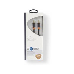 NEDIS Câble Audio RCA Mâle Mono 2.0m