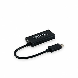 3GO Adaptateur Micro USB vers HDMI - 10 cm Noir
