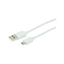 ERARD Group ERARD Micro USB Câble - Blanc 3m Câble - Micro USB Mâle to USB A Mâle - Longueur 3m