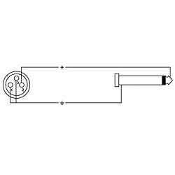 Cordial CCM 7.5 FP - Câble micro XLR / jack - 7,5m