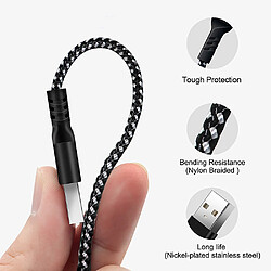 Avis Maclean Câble MicroUSB Fast Charge 1 m - Noir