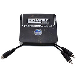 Avis Power Acoustics CAB 2240 - Câble RCA - 0,18m