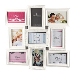 Atmosphera Pêle-mêle 9 encarts Rectangles - Blanc