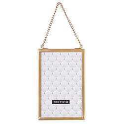 Urban Living Cadre photo à suspendre design Gold Home PM - Doré Urban Living - Cadre photo à suspendre design Gold Home PM - Doré - Design