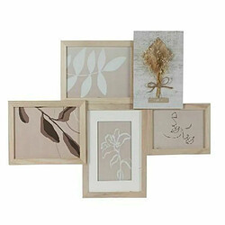 DKD Home Decor Cadre photo Naturel - Shabby Chic