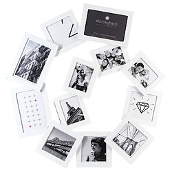 Atmosphera Pêle-mêle Spirale - 12 photos - Blanc