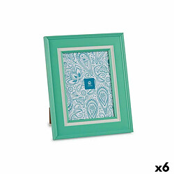 Gift Decor Cadre photo Verre 23x28x2 cm - 6 Unités - Vert