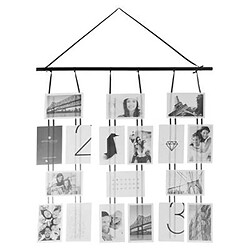 Pêle-Mêle 18 Photos Suspension Noir