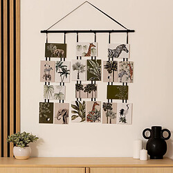 Pêle-Mêle 18 Photos Suspension Noir