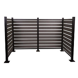 Mendler Cache-poubelle gris pas cher