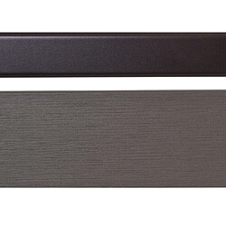 Mendler Clôture Poubelles HWC-K57 Gris