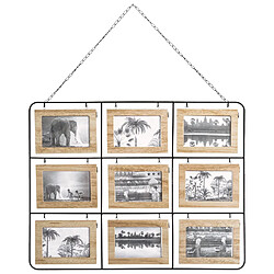 Atmosphera Pêle-mêle ethnique Nomad - 18 Photos - Noir