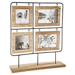 Atmosphera Pêle-mêle à poser 8 photos recto/verso modèle Nomade - 42 x 36 cm