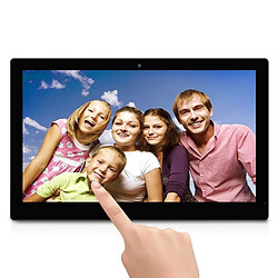 Cadre Photo Numérique 18,5 Pouces Connecté Tactile Android WiFi BT Album Photo + SD 16Go YONIS