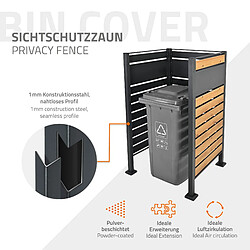 ML-Design Clôture Poubelle - Anthracite