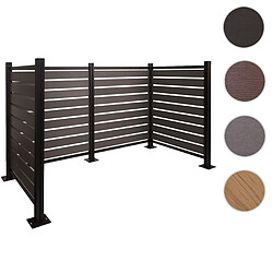 Mendler Cache-poubelle gris