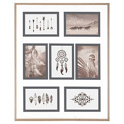 Atmosphera Pêle-mêle scandinave Adam - 7 Photos - Blanc