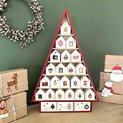 Artemio Calendrier de l'Avent sapin bois