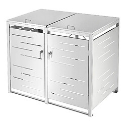 En.Casa en_casa Cache Poubelle Extérieur Fahrenwalde pas cher