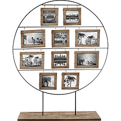 Atmosphera Pêle-mele à poser ethnique Nomad - 20 Photos - Noir