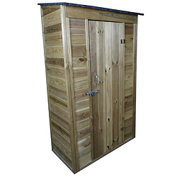 Abri de jardin mural avec plancher bois - ARM1105A - HABRITA