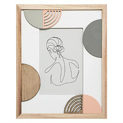 Cadre Photo Design Geo Thea Naturel