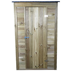 Abri de jardin mural avec plancher bois - ARM1105A - HABRITA