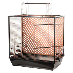 FLAMINGO Cage Perruches Siri - Cuivre 78x48x81.5 cm